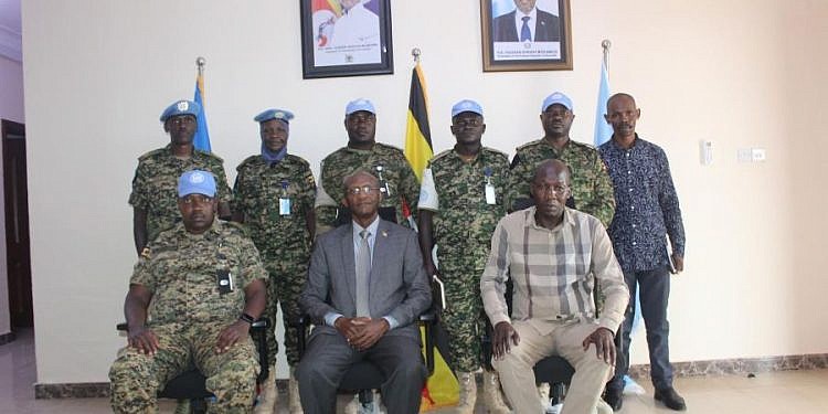 UN Guard Unit commander in Somalia visits Uganda’s Embassy