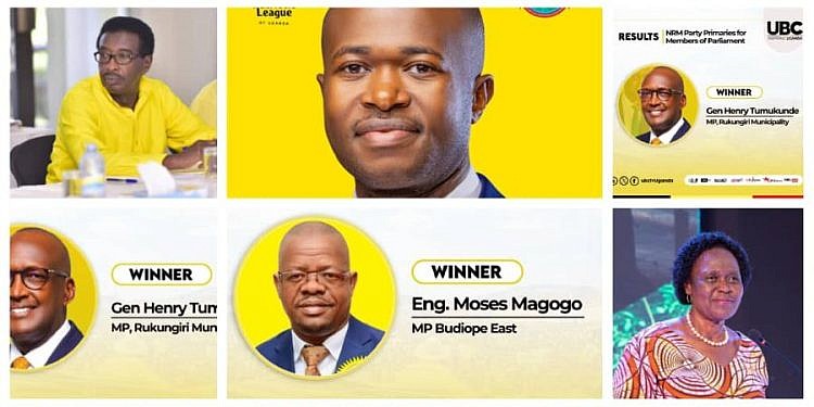 Here is the full list of winners in the NRM primaries