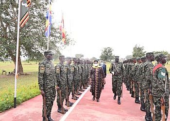 VP Alupo hails Museveni as UPDF officers complete artillery, air defence training