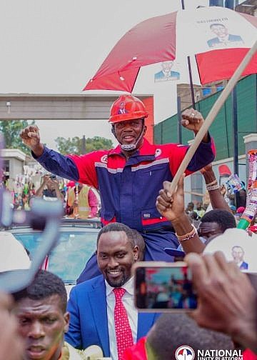 NUP hands Kampala Lord Mayor flag to Balimwezo