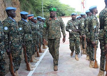 Lt Gen Sam Kavuma commends Ugandan peacekeepers on maiden visit to UNGU-XI