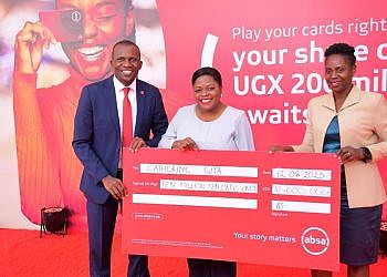 Absa rewards shs40m to second batch of customers for transacting using bank cards over cash