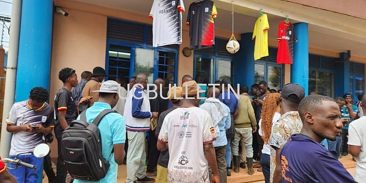 Cranes supporters flock FUFA House after CHAN tickets sell out online