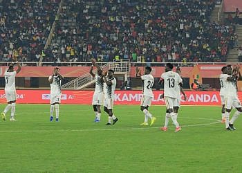 CHAN 2024: Allan Okello on song as Cranes fly high above Guineans at Namboole floodlights