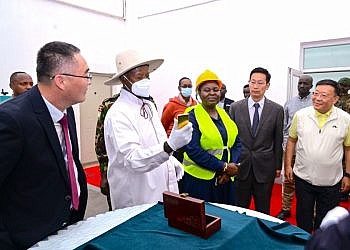 Museveni commissions shs740bn Wagagai gold refinery in Busia