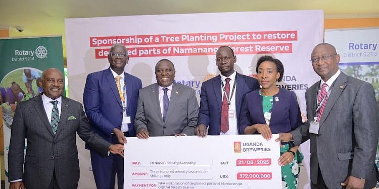 UBL commits Shs372 million to restore Namananga Forest Reserve
