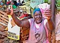 Wobulenzi market vendors all smiles after Museveni cash gift