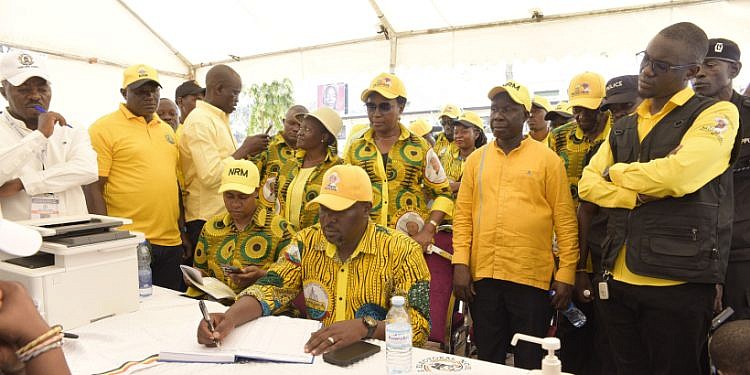 NRM submits 2 million signatures to EC to back Museveni’s 2026 presidential bid