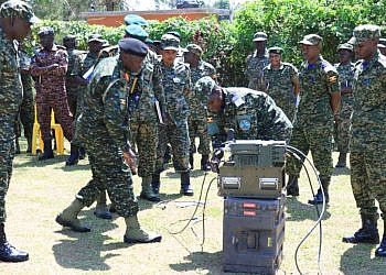 55 UPDF officer graduate in advanced signals, IT training