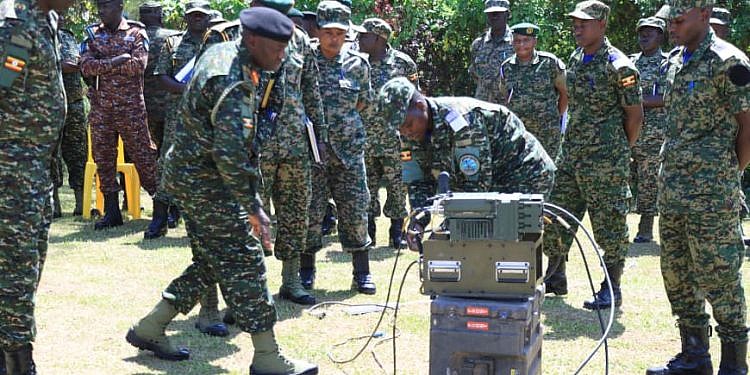 55 UPDF officer graduate in advanced signals, IT training