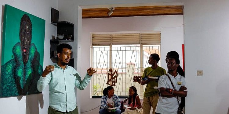 Nebay Abraha’s “I Want to go home” exhibition confronts emotional landscape of displacement