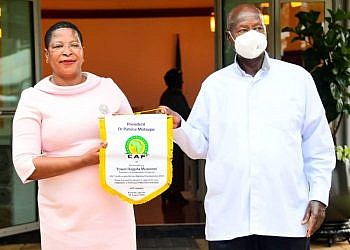 CAF president, Motsepe hails Museveni, Uganda for successfully hosting CHAN 2024