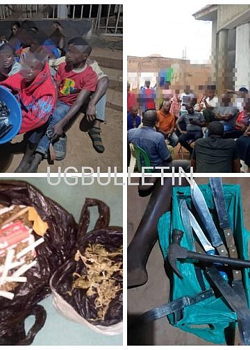 Police raid Kampala black spots, arrest 72 suspects