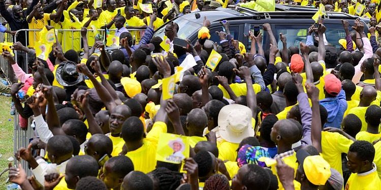 Museveni combs Apac for votes
