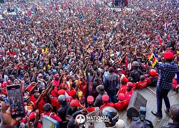 Bobi Wine asks Ugandans to overcome historical enmity as he campaigns in Lira City