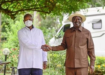 Odinga was a defender of African unity,says Museveni
