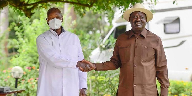 Odinga was a defender of African unity,says Museveni