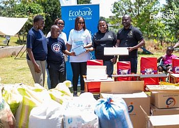 Ecobank brings smiles to children living with disabilities in Wakiso