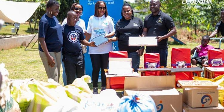 Ecobank brings smiles to children living with disabilities in Wakiso