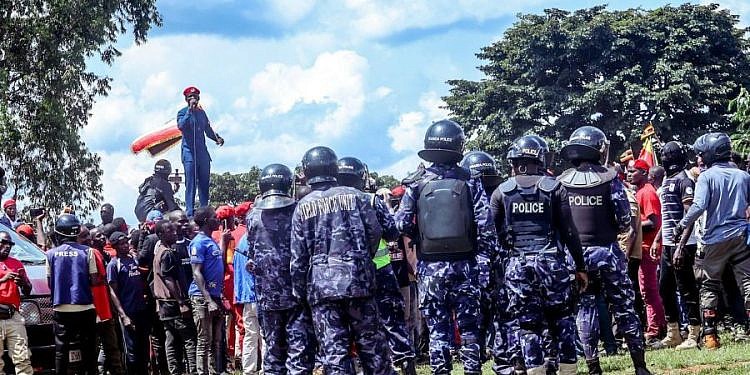 Police explain standoff with Bobi Wine during campaigns in Kakumiro