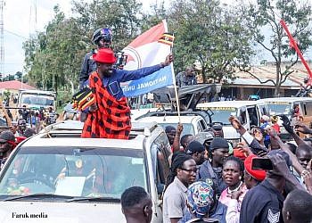 Bobi Wine accuses gov’t of neglecting Karamoja as he wraps up campaigns in Kaabong, Karenga