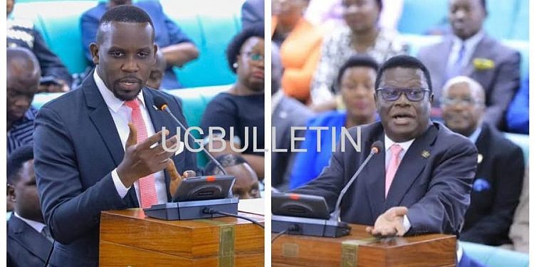LoP Ssenyonyi clashes with Minister Mao in parliament over security involvement in campaigns