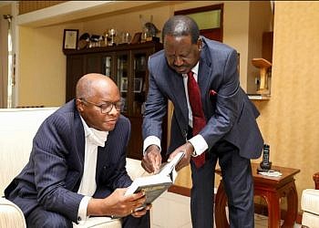 Katikkiro Mayiga hails strong bond Odinga had with Buganda