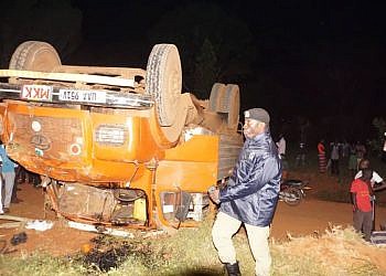 Speeding truck carrying mourners overturns, kills eight in Mayuge
