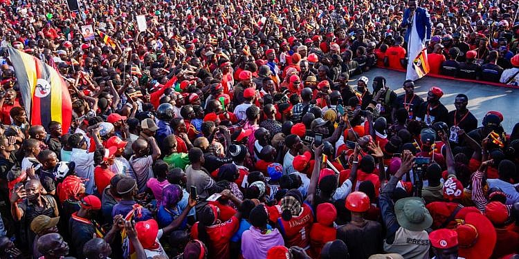 Masaka: Bobi Wine urges voters to use ballot to build a new Uganda