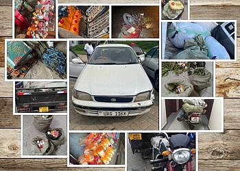 URA confiscates smuggled goods in fresh crackdown at Mpondwe
