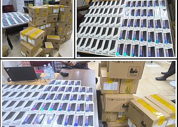 URA seizes over 4,000 smuggled smartphones in Kampala crackdown
