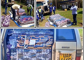 URA intercepts vehicle carrying 790 pieces of smuggled kitenge in Tororo