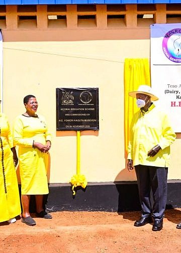 Museveni commissions shs71bn Achomai irrigation scheme in Bukedea