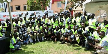 UBL trains over 150 boda boda riders on road safety