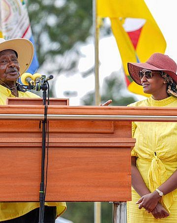 PICTORIAL: First Daughter Patience Rwabwogo lights up Museveni campaign rally in Kazo