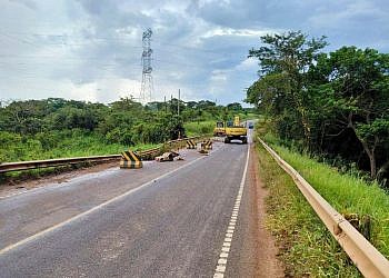 Karuma–Kamdini Road closed after major section collapses, traffic diverted