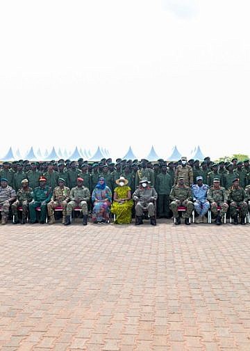 Museveni commissions 498 officer cadets at Kaweweta Military School