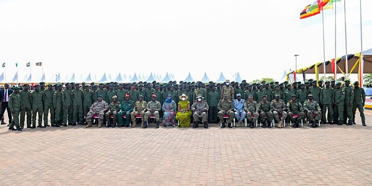 Museveni commissions 498 officer cadets at Kaweweta Military School