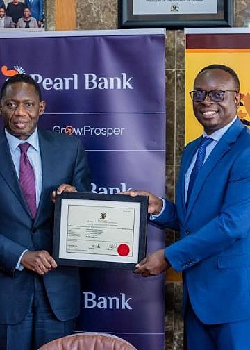 Pearl Bank granted operating licence by BoU