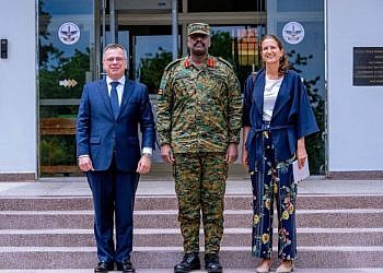 Gen Muhoozi, Belgian ambassador discuss strengthening Uganda–Belgium defence cooperation