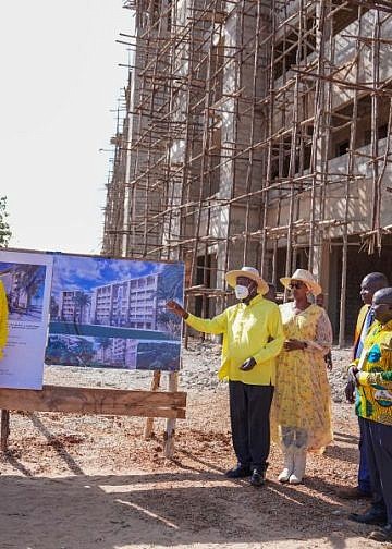 Museveni hails Cheptegei’s investment vision as he commissions his hotel in Kapchorwa
