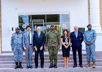 Gen Kainerugaba Meets Italian Ambassador, Leonardo officials to strengthen defence cooperation