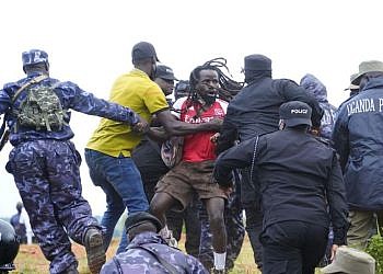Pictures: Police arrest NUP supporters during Bobi Wine’s campaign trail in Mbarara