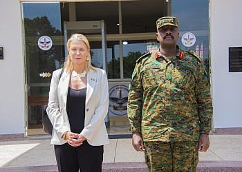 Gen Muhoozi, UK envoy discuss deployment of British military medics to Entebbe Hospital