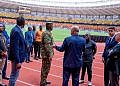 Gen Muhoozi inspects newly completed Hoima City Stadium
