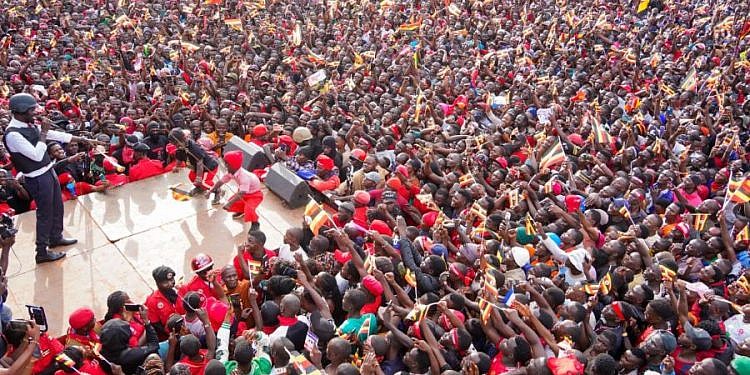 “Turn these crowds into votes” — Bobi Wine urges supporters