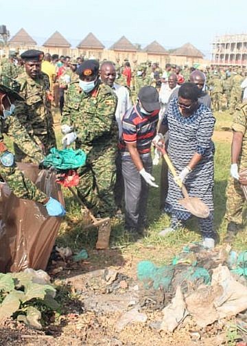 UPDF troops celebrate Tarehe Sita with community outreach in Nakaseke