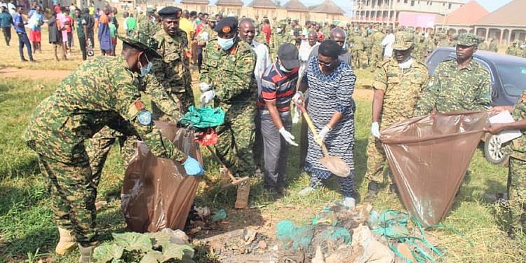 UPDF troops celebrate Tarehe Sita with community outreach in Nakaseke