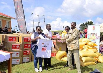 UBL extends relief items to families affect by recent landslides in Sebei