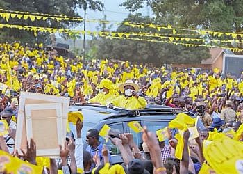 NRM has seen alot of development in  Buganda- Museveni
